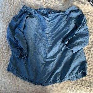 Free People Chambray tunic